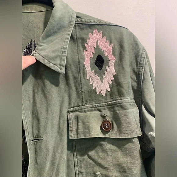 Bliss and Mischief Army Jacket - Size 3 (L) - Picture 5 of 13